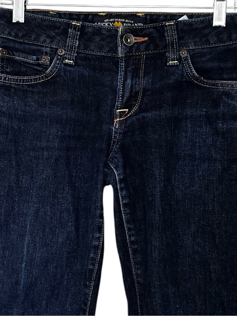 Dark Wash Lucky Brand Lola Skinny Jeans Classic Indigo size 0/25 - Picture 2 of 9